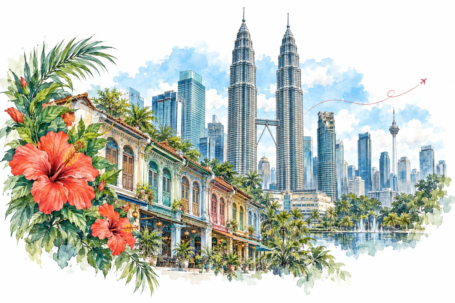 Kuala Lumpur, Genting and island escapes: illustrated Malaysia journey